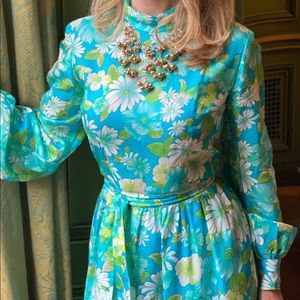 Vintage 1970s maxi dress